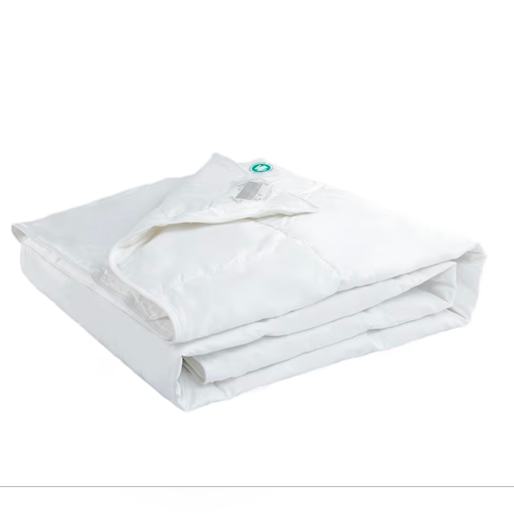 NIB Goose Down 750+ FP Crib Comforter Duvet Organic Cotton Toddler Size 41 X 48 - Picture 7 of 8